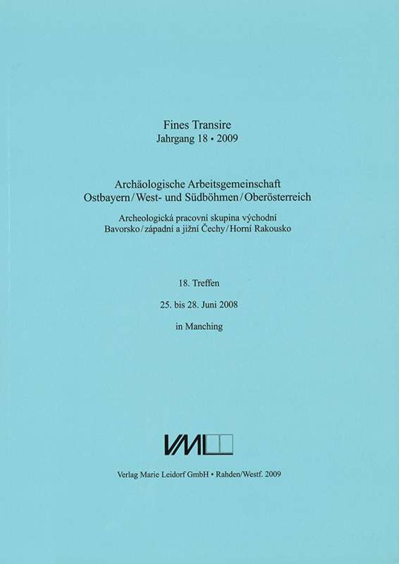 Cover der Tagungspubliktion, die als Band 18 in der Reihe »Findes Transire« erschien.