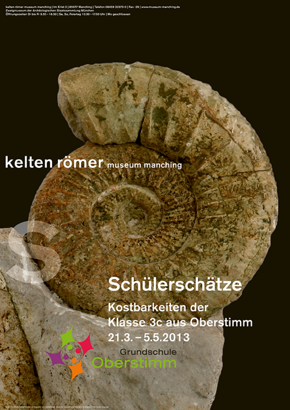 Plakat zur Sonderausstellung »Schülerschätze«.