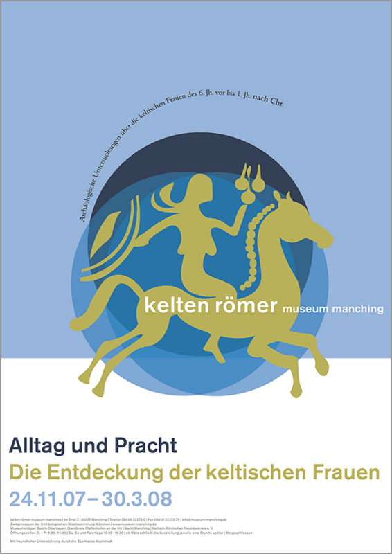 Plakat zur Sonderausstellung »Alltag und Pracht«.
