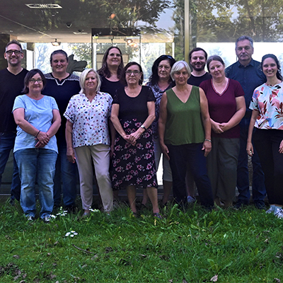 Das Team des kelten römer museums manching.