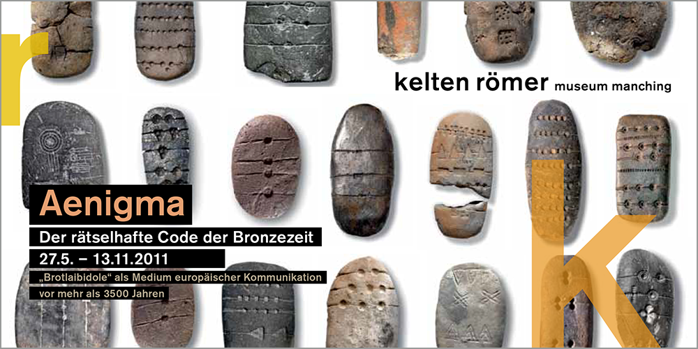 Faltblatt zur Sonderausstellung »Aenigma«.