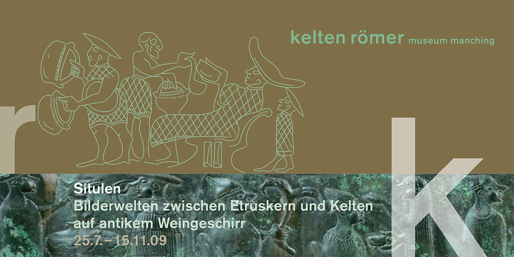 Cover des Faltblattes zur Sonderausstellung »Situlen«.