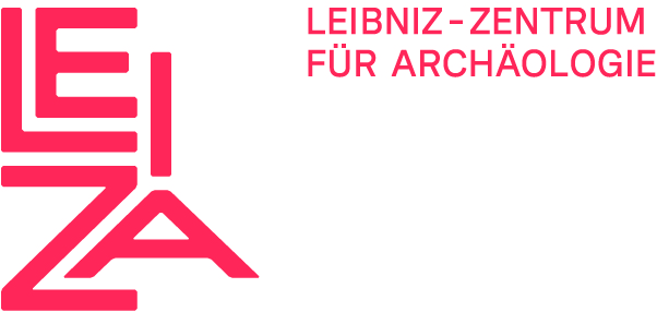 Logo des Leibniz-Zentrums für Archäologie, Mainz.