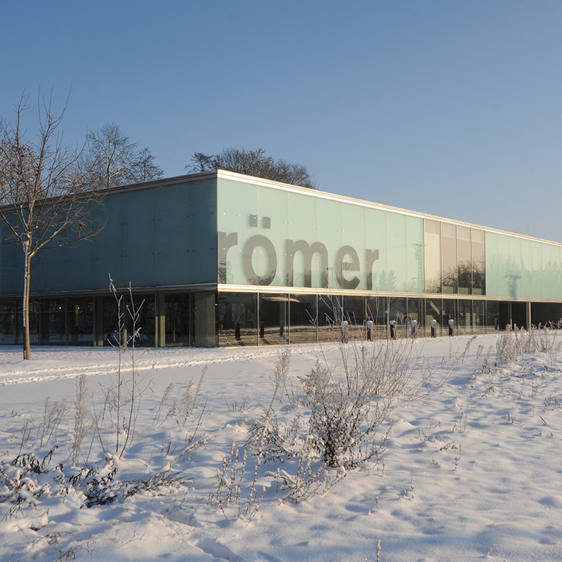 Winterlandschafrt am kelten römer museum manching. © Max Schmidtner